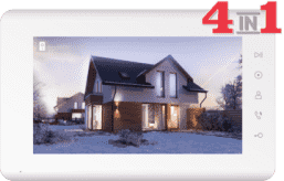 Mia HD (White) - 4 Монитор цветного видеодомофона TFT LCD 7"