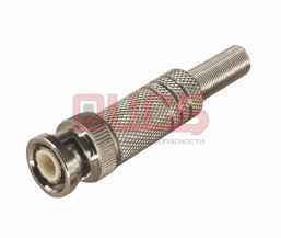РАЗЪЕМ штекер BNC с пружиной, металл PROCONNEСT 05-3075-4 (под пайку)