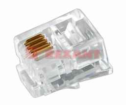 Разъем RJ-12 (Джек телефонный 6P4C REXANT) 05-1012