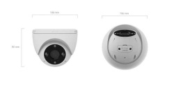 EZVIZ CS-H4 3 МП купольная Wi-Fi камера c распознаванием людей и авто