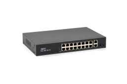 SKAT PoE-16E-2G-1S коммутатор PoE Plus, мощность 150Вт, порты:16-Ethernet, 2-Uplink, 1-SFP