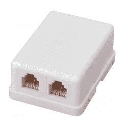 Телефонная розетка 1 гн. RJ-11(6P-2C), внешняя PROconnect 03-0001-4