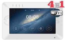 Rocky HD Wi-Fi Монитор цветного видеодомофона 7 дюймов, с поддержкой форматов CVBS и 720p/1080p