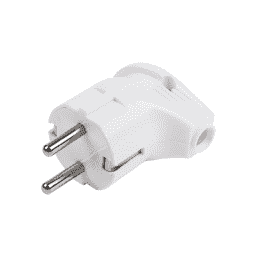 Вилка угловая с/з PROconnect, 16А, белая 11-1058-1