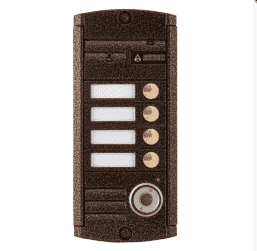AVP-454  ТМ (color PAL медь)  в/панель на 4 абонента; считыватель, контроллер ТМ,  -30+50°С