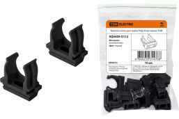 Крепеж-клипса для трубы ПНД 20 мм черная