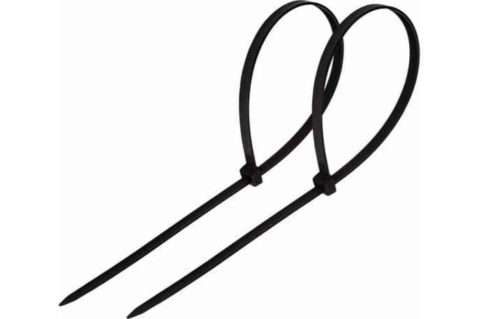 Нейлоновая кабельная стяжка REXANT 150x3,6мм, черная 100 шт