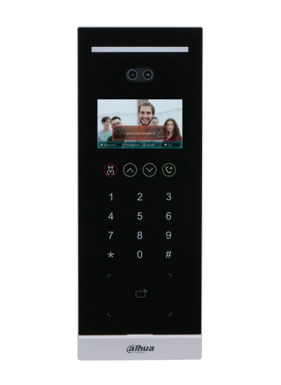 Новинка от Dahua: вызывная панель c распознаванием лиц и сенсорной клавиатурой