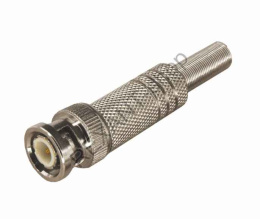 РАЗЪЕМ штекер BNC с пружиной, металл PROCONNEСT 05-3075-4 (под пайку)