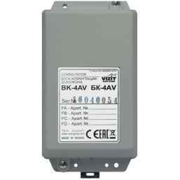 БК-4AV, Этажный коммутатор (емкость до 4 абонентов) совмещенный с разветвителем видеосигнала