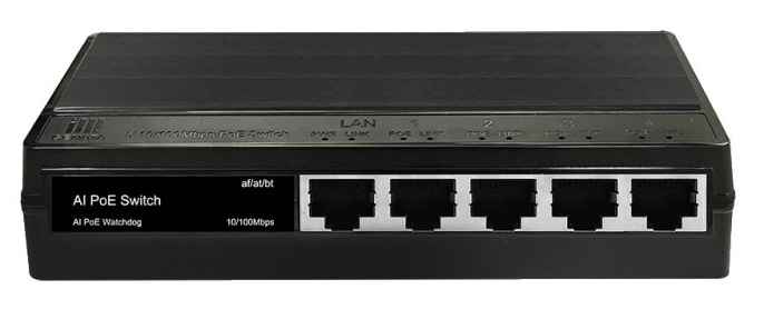 TS-S1105 – коммутатор 4x100Мбит/с PoE порта + 1x100Мбит/с порт Uplink