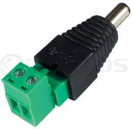 РАЗЪЕМ TS DC штекер питания с клеммной колодкой, двухсекционный