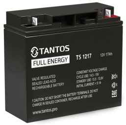 Аккумулятор 12В 17 А∙ч (TS 1217) Tantos Аккумуляторная батарея свинцово-кислотная, AGM