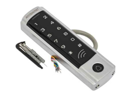 AT-CP410MF Кодонаборная панель со встроенным считывателем карт Mifare с сенсорными кнопками, питание