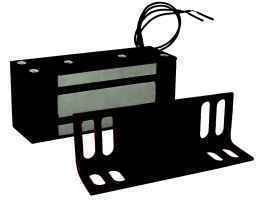 М1-200 с уголком (черный) Замок электромагнитный 